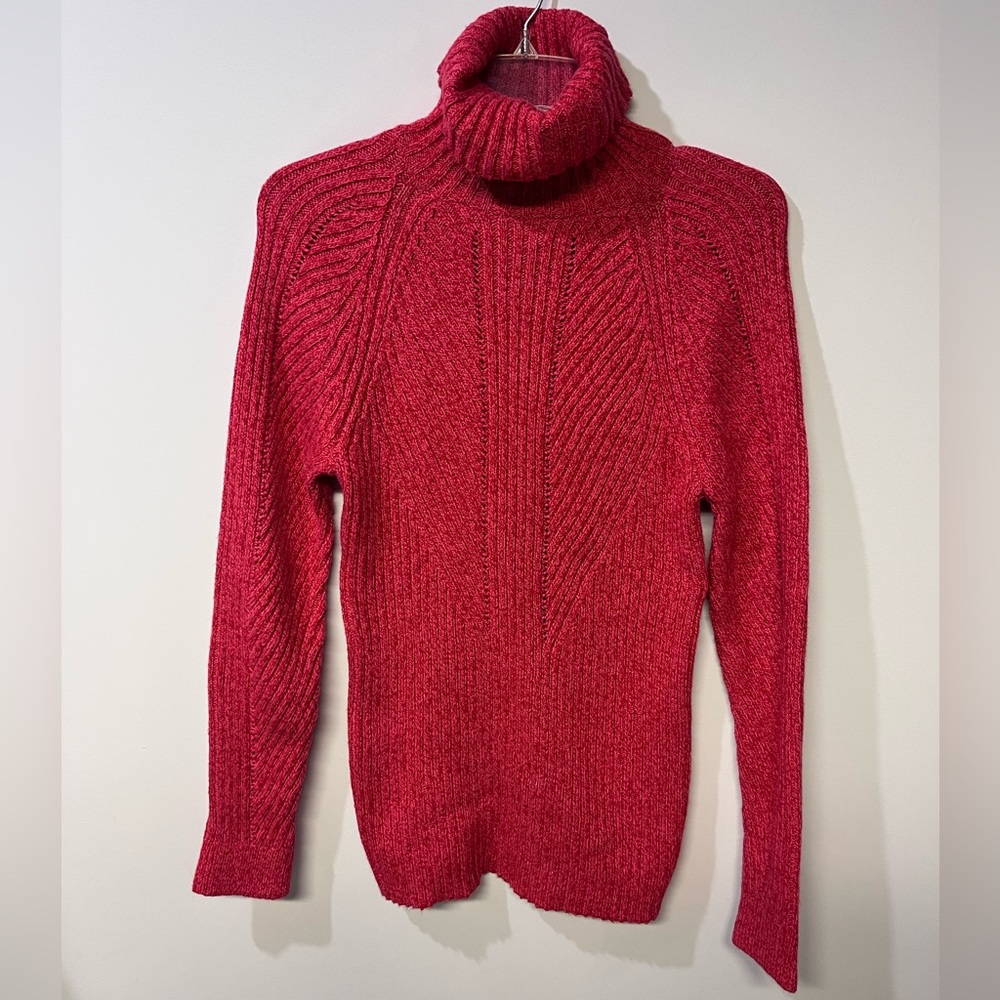 Sundance Red Turtleneck Sweater Size Medium